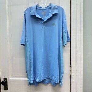 Under Armour heat gear loose fit athletic polo. dri fit material men's 2xl